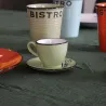 Set 6 tasses et sous tasses expresso Brasserie Bistrot (Lot de 6)
