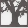 Triptyque Arbre de vie Métal Baobab