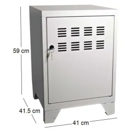 Casier de rangement en métal pour enfants 59 cm