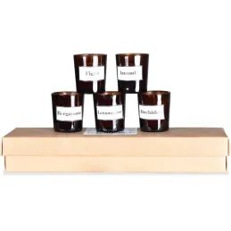 Coffret de 5 bougies parfumées Intemporels