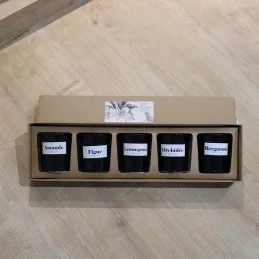 Coffret de 5 bougies parfumées Intemporels
