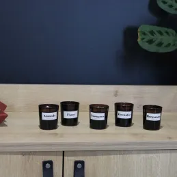 Coffret de 5 bougies parfumées Intemporels