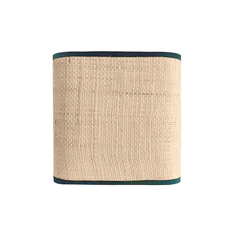 Abat-jour carré pour applique en raphia Germain