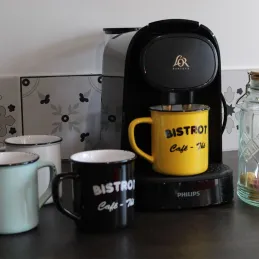 Set 4 mugs Brasserie bistrot (Lot de 4)
