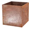 Jardinière en acier corten rouille
