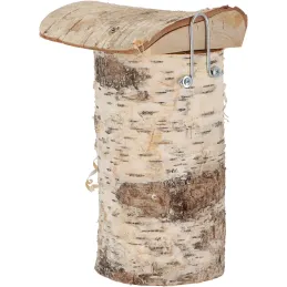 Nichoir pour mésange bleue en bois de bouleau