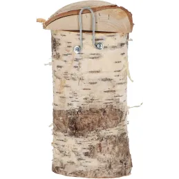 Nichoir pour mésange bleue en bois de bouleau