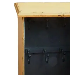 Boite à clefs Postes jaune antique
