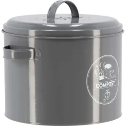 Poubelle de cuisine à compost ronde 6 litres