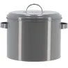 Poubelle de cuisine à compost ronde 6 litres
