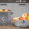 Poubelle de cuisine à compost ronde 6 litres