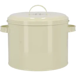 Poubelle de cuisine à compost ronde 6 litres