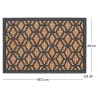 Paillasson en fibres de coco et caoutchouc 60 x 40 cm