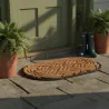 Paillasson en fibres de coco tissé et caoutchouc