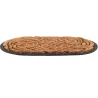 Paillasson en fibres de coco tissé et caoutchouc