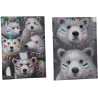 Toiles ours apaches 50 x 70 cm (Lot de 2)