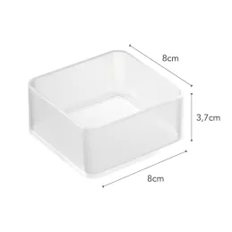 Set de 2 boîtes de rangement empilables Tower