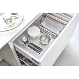 Set de 2 boîtes de rangement empilables Tower