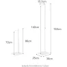 Support hauteur ajustable pour lanterne Tower