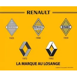 Plaque décorative en métal en relief 30 x 20 cm