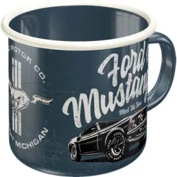 Mug publicitaire en métal émaillé 360 ml
