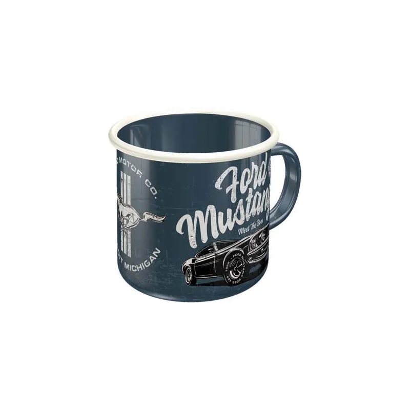 Mug publicitaire en métal émaillé 360 ml