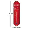 Thermomètre en métal Pub 28 x 6.5 cm
