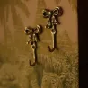 Patère en laiton recyclé Noeud (Lot de 2)