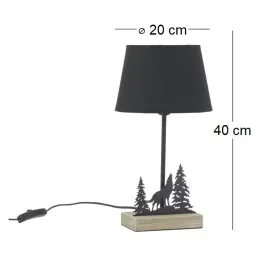 Lampe en métal montagne