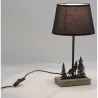 Lampe en métal montagne