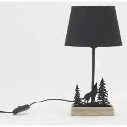 Lampe en métal montagne