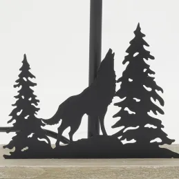 Lampe en métal montagne