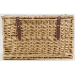 Malle en osier buff brun L62