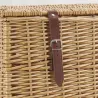 Malle en osier buff brun L62