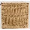 Malle en osier buff brun L62