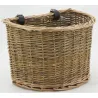 Panier à vélo en osier et polyuréthane