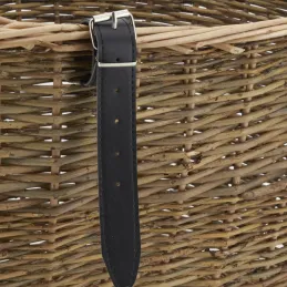 Panier à vélo en osier et polyuréthane
