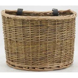Panier à vélo en osier et polyuréthane