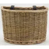 Panier à vélo en osier et polyuréthane