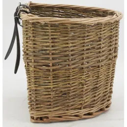Panier à vélo en osier et polyuréthane