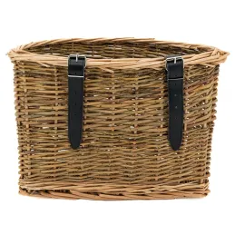 Panier à vélo en osier et polyuréthane
