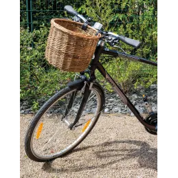 Panier vélo en osier 