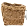 Panier pour vélo en osier buff et métal