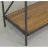 Étagère 5 niveaux en bois et métal