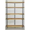 Etagère 5 niveaux en bois et métal