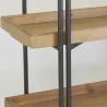 Etagère 5 niveaux en bois et métal
