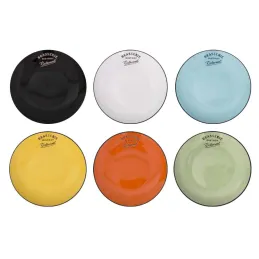 Assiettes colorées Brasserie bistrot (Lot de 6)