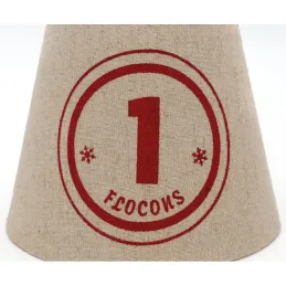 Abat-jour en lin et coton