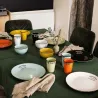 Assiettes colorées Brasserie bistrot (Lot de 6)
