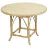 Table ronde en rotin naturel